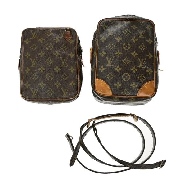 LOUIS VUITTON 2 Set Amazon Danube Shoulder Bag Monogram Leather BN 60EE066 - Picture 2 of 13